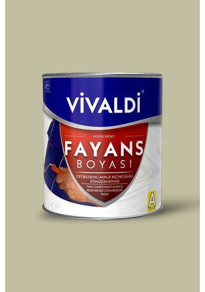 Fayans Boyası - Astar Ve Vernik Gerektirmeyen Boya - 1 Lt 1 L