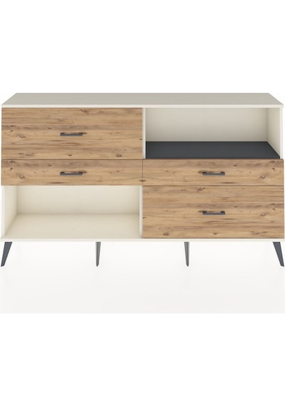 Arges Konsol Tek Raflı 4 Çekmeceli 176x30x99 Aytaşı-antrasit/çam Aytaşı-antrasit/çam Arges Konsol Tek Raflı 4 Çekmeceli 176x30x99 Aytaşı-antrasit/çam Aytaşı-antrasit/çam
