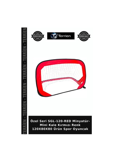 Özel Seri Sgl-120-red Minyatür- Mini Kale Kırmızı Renk 120x80x80 Ürün Spor Oyuncak