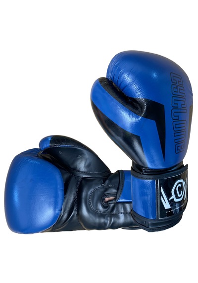 Cyclone Clash Orijinal Deri Boks Ve Kick Boks Eldiveni Mavi