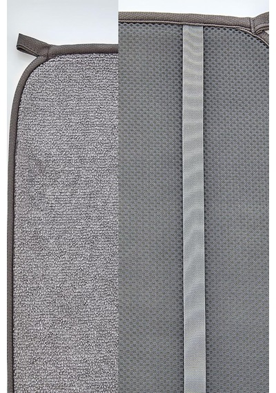 Mikrofiber Katlanabilir Bulaşık Kurutma Matı Ve Tabaklık Kaymaz Tabanlı, Hızlı Kuruyan, 37x38 Cm Diğer
