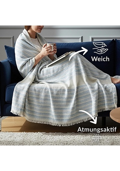 Loomvia Kanepe, Koltuk Ve Yatak Örtüsü - 240x260 Cm - Bambuviskon Kumaş - Nefes Alır Ve Yakmaz - Oturma Odası Ve Y Diğer