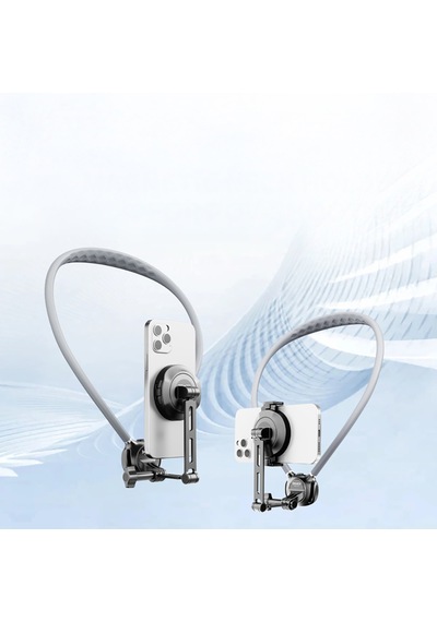 Jmary Mg-03 2in1 Eller Serbest Magnetik Boyun Askılı Telefon Tutucu Siyah