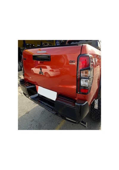 2019+ Mitsubishi L200 Arka Stop Çerçevesi Koruma Kaplama Mat Siyah