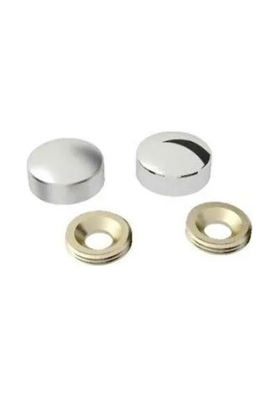Zenvia Vida Kapama Kapağı 25 Mm, Krom - 5 Adet Znv2026