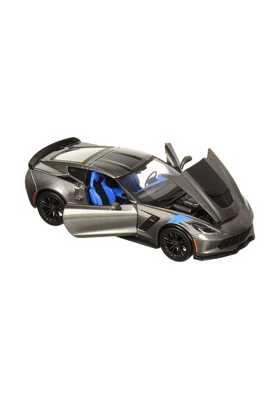 Maisto 2017 Corvette Grand Sport 1:24 Model Araba Gri Çok Renkli