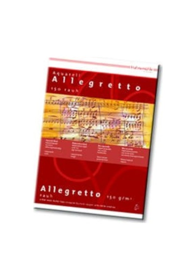 Hahnemühle 10 628 009 Allegretto A4 Suluboya Blok Kağıdı, 150 Gsm