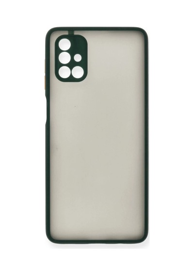Galaxy M51 Kılıf Montreal Silikon Kapak - Yeşil