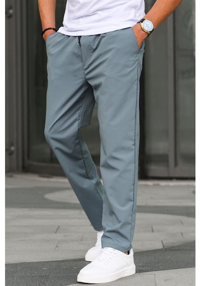 Madmext Kumaş Paraşüt Mint Yeşili Basic Erkek Pantolon 6513-mint Yeşili Mint