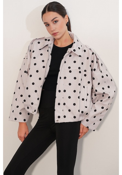 Hiccup Bdart Oversized Fermuarlı Ceket Çok Renkli