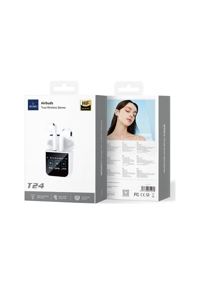 Wiwu Airbuds T24  Tws Bluetooth V5.4 Kulak İçi Kulaklık