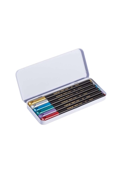 Edding 1200 Keçeli Kalem 6'lı Metal Set