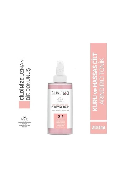 Kuru Ve Hassas Cilt Arındırıcı Tonik 200 Ml 50880673
