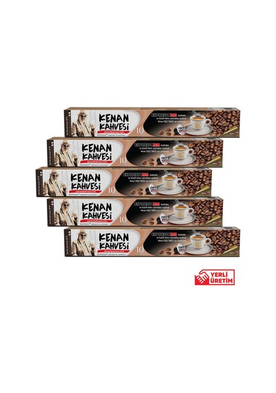 Espressomm Kenan Kahvesi Nespresso® Uyumlu Kapsül Kahve 5 x 10'lu