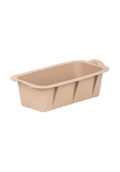 Porsima 30003-1 Silikon Ekmek Kalıbı Dikdörtgen Kek Kalıbı Krem 7 25cm Diğer