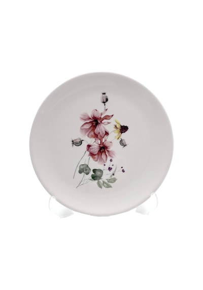 Rakle Darrel Seramik 4'lü Pasta Tabağı Seti 19 Cm Çok Renkli