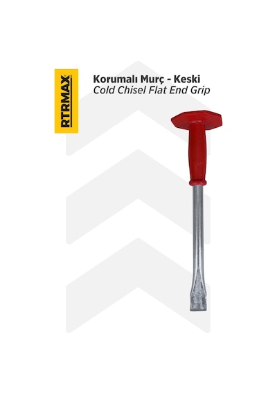 Rtrmax RH09822 Korumalı Murç ve Yassı Keski - 300 mm