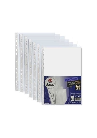 Dosy Poşet Dosya 100'lü 5 Paket 500 Adet
