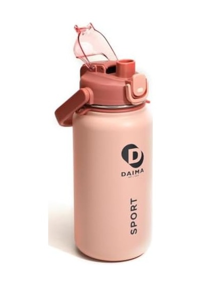 Daima Sport Termos Pembe 1300 Ml Açık Beyaz