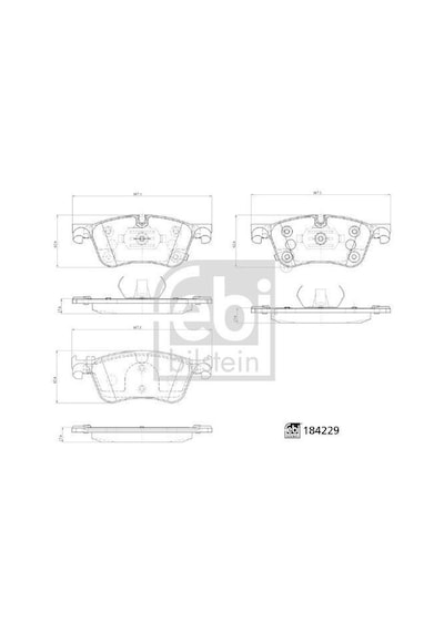 Nissan Qashqai J12 2021- Ön Fren Balatası D1060-6rn0a Febi Germany
