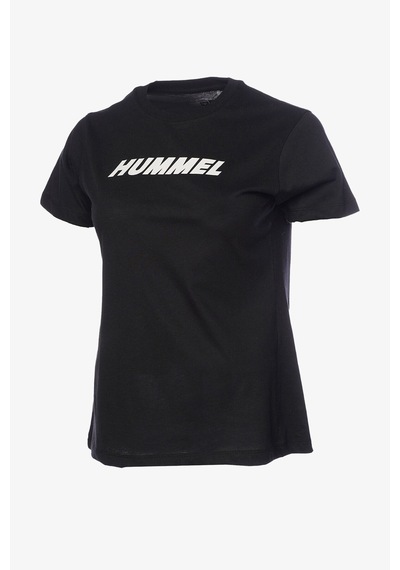 Hummel Hmlt-te Elemental Logo Cotton Tee Kadın Siyah T-shirt 912016-2001 Siyah