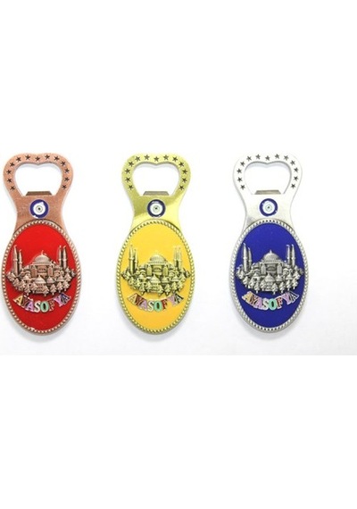 Yöresel Ayasofya Magnet Ve Açacak Çok Renkli