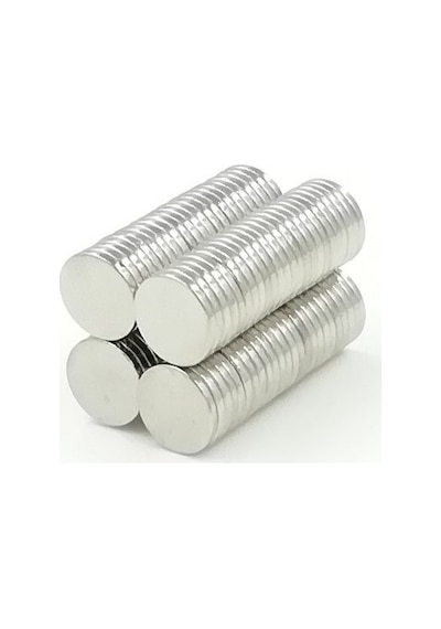 50 Adet Çap 7Mm X Kalınlık 1,5Mm Güçlü Neodyum Mıknatıs Magnet N11.24514