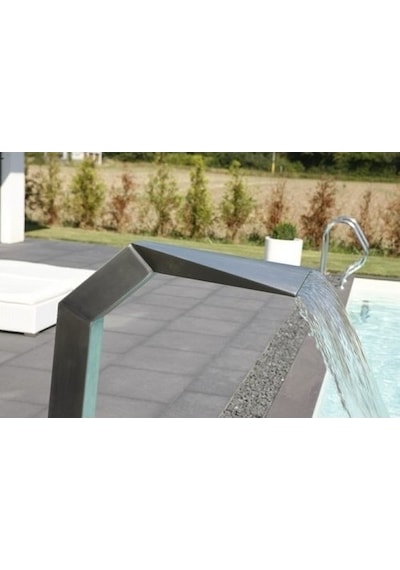 DEKOR HAVUZ 500x1000 mm STANDART PASLANMAZ HAVUZ ŞELALE AISI 316