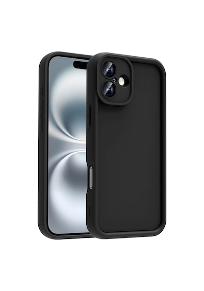 Ariatech Apple Uyumlu iPhone 16 Kılıf Kamera Korumalı Ananas Kapak - Siyah Siyah