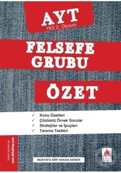 Delta Kültür Yayınları Ayt Felsefe Grubu Özet