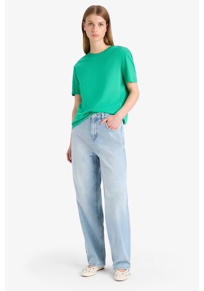 DeFacto Regular Fit Bisiklet Yaka Basic Düz Penye Kısa Kollu Tişört W9584AZ25SPGN690 DeFacto Regular Fit Bisiklet Yaka Basic Düz Penye Kısa Kollu Tişört W9584AZ25SPGN690