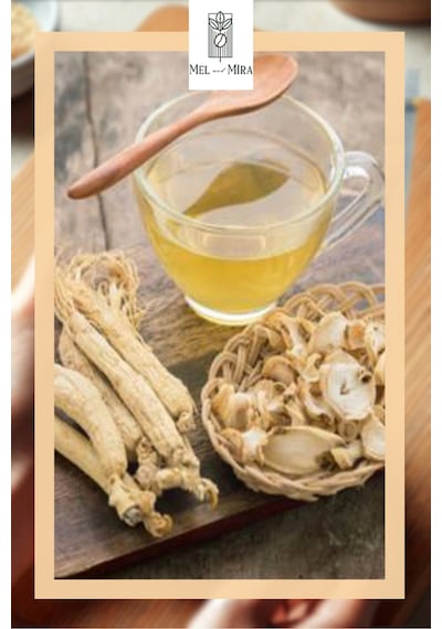Ginseng Kökü Tozu 25g. Öğütülmüş Kırmızı Kore Ginsengi, Gerçek Saf Ginseng Panax
