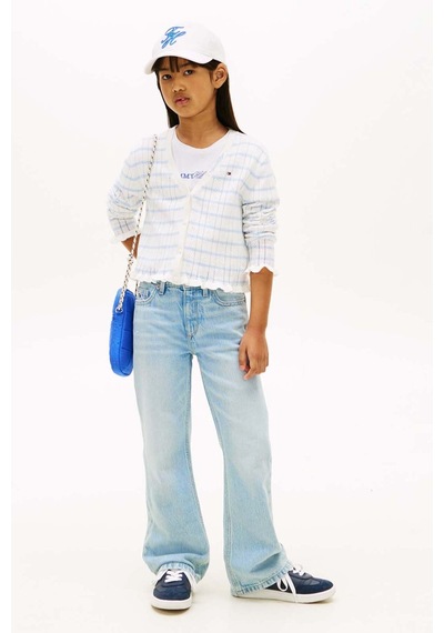 Tommy Hilfiger Kız Çocuk Kot Pantolon Kg0kg09115 Mavi