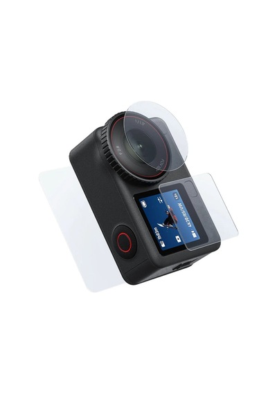 Ayex Telesin S6-flm-25 Temperli Cam Lens Ve Ekran Koruyucu Seti Djı Osmo Action 6 İle Uyumlu
