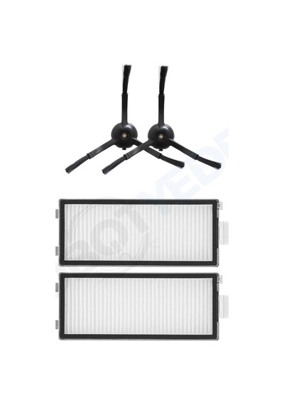 Roborock Q Revo Master Siyah Uyumlu Hepa Filtre Ve Yan Fırça-4 Parça