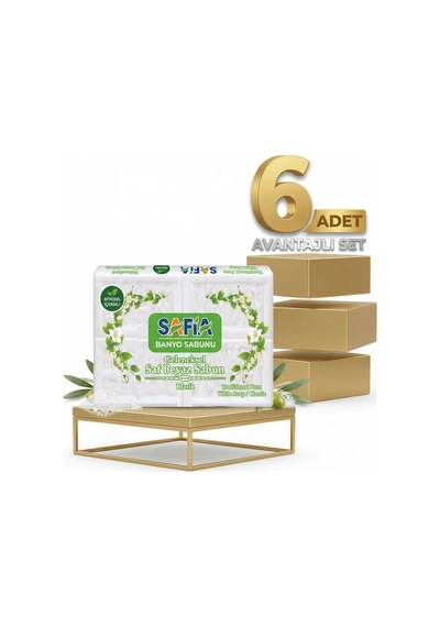 Safia Beyaz Banyo Sabunu 6x600 Gr Diğer
