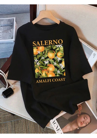 Noıssey Urban Pop Graphic Kadın Tişört Koleksiyonukod 5309 Siyah
