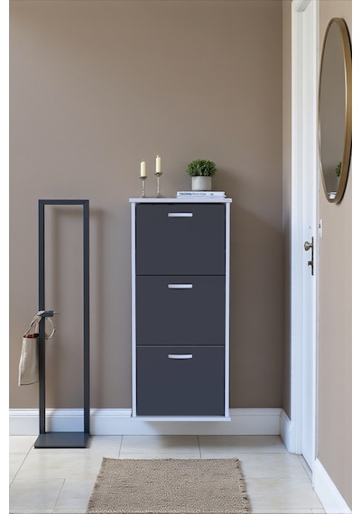 Eliusta Soren 3 Düşer Kapaklı 52 Cm Antrasit Ayakkabılık 52x114x26 Cm Asma 6 Bölmeli Ayakkabılık Antrasit Eliusta Soren 3 Düşer Kapaklı 52 Cm Antrasit Ayakkabılık 52x114x26 Cm Asma 6 Bölmeli Ayakkabılık Antrasit