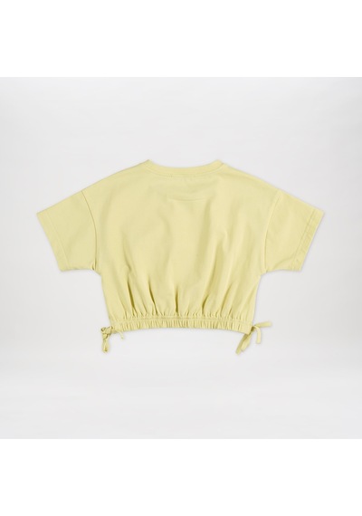 Panço Kız Çocukcrop T-shirt Sarı 2411gk05010-4086 001