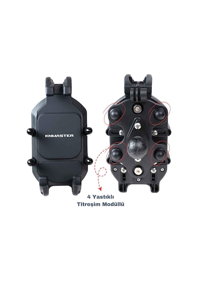 Knmaster Tt-860 Titreşim Engelleyicili Tüm Motosikletlere Uyumlu Telefon Tutucu
