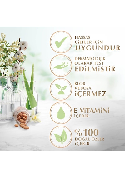 Yumoş Doğal Özler Vanilya + Bebek + Kırışıklık Karşıtı Yumuşatıcı 3 x 1200 ML
