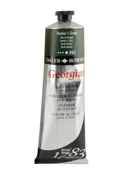 Daler Rowney Georgian Yağlı Boya 225Ml - N:352 Hooker'S Green
