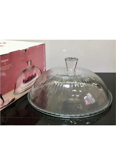 Paşabahçe Kek Fanusu Servis Tabağı Kapaklı Kek Fanusu