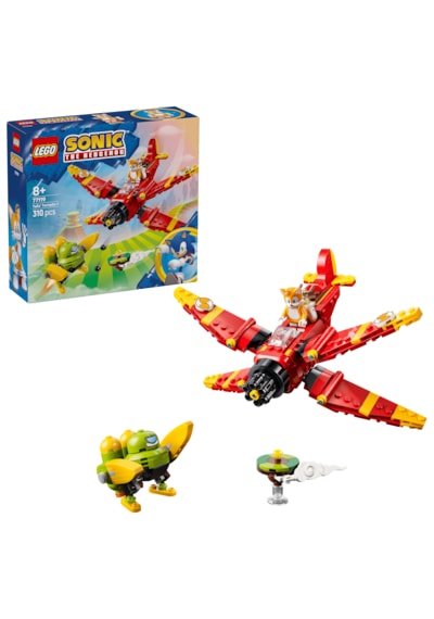 LEGO® Sonic the Hedgehog™ Tails’in Tornado-1 Uçağı 76991 - 8 Yaş Üzeri Çocuklar için Figür İçeren Oyuncak Yapım Seti (310 Parça)