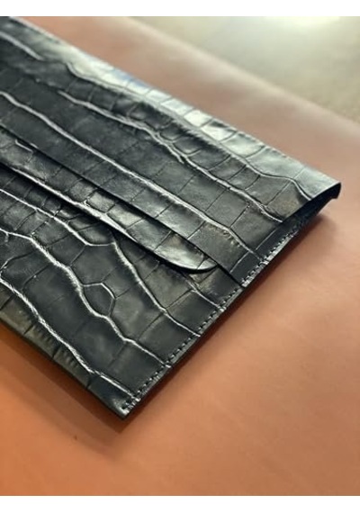 Matderi Apple MacBook Uyumlu Çanta Siyah 13" 14" 15" 16" Uyumlu Hakiki Deri Yılan Dokulu Kılıf 14 Apple MacBook Uyumlu Pro Sku: Zeusb0cvnmw6k3 Diğer