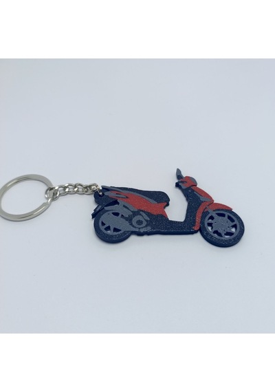 Kırmızı Motorsiklet Anahtarlık