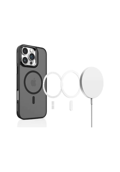 Joko Apple İphone 16 Plus Flet Lens Magsafe Kapak - Siyah
