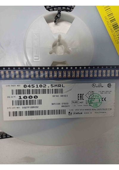 045102.5mrl Littelfuse 5 Adet