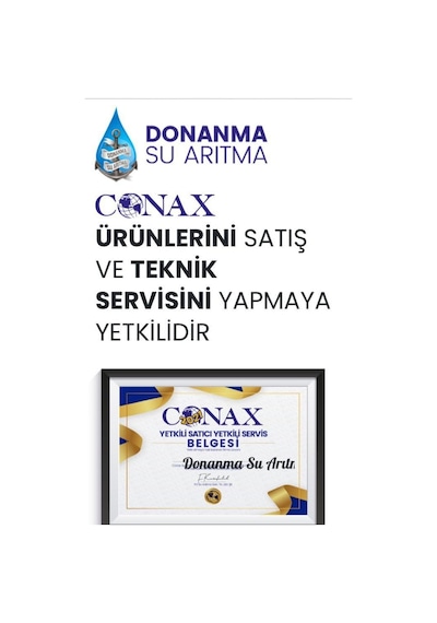 Conax 8 Lt (2.2 Golon) Çelik Su Arıtma Cihazı Tankı 478112305