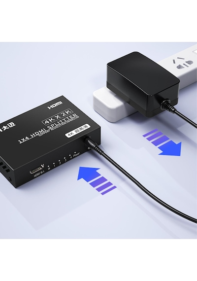 Dm Chb079 4k 30hz 1 Giriş 4 Çıkış Hdmı Splitter Çoklayıcı